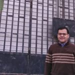 Missionário Nerísio diante da nova congregação